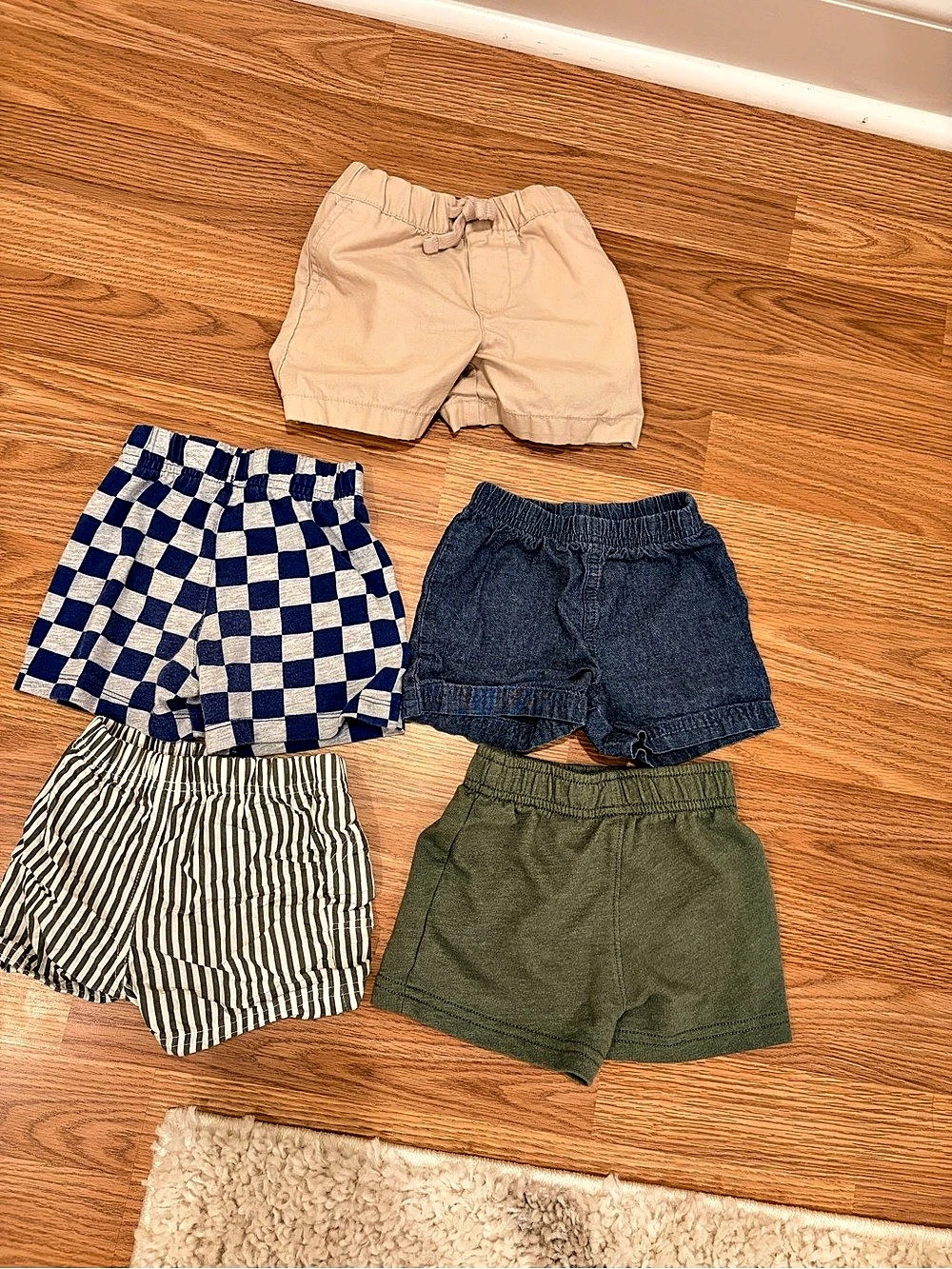 Baby Boy Shorts - Set of 5 (size 12mo)